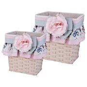 Набор корзин из 2 шт. 29*26*32/26*23*30 см. без упаковки