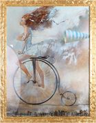 Картина полотно 75*100 см.багет 87*112 см.