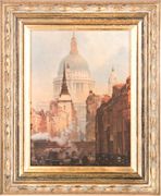 Картина полотно 18*24 см.багет 28*34 см.