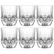 Набор стаканов для виски из 6 шт. адажио 350 мл. высота=10 см.
