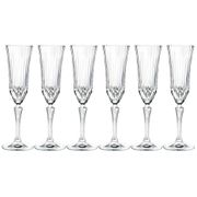 Набор бокалов для шампанского из 6 шт.адажио 175 мл.высота=24 см.