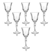 Набор бокалов для вина из 6 шт.мелодия 200 мл.высота=19 см.