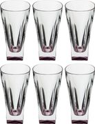 Набор стаканов из 6 шт. фьюжн мирто 380 мл высота=16 см (кор=2набор.)