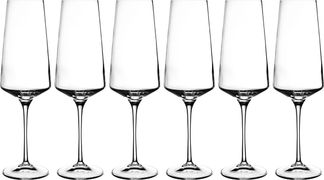 Набор бокалов для шампанского из 6 шт. aria 350мл. высота=24см.