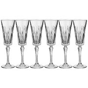 Набор бокалов для шампанского из 6 шт. timeless 210 мл. высота=24 см.