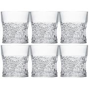 Набор стаканов для виски из 6 шт. soul 320 мл. высота=9,5 см. 