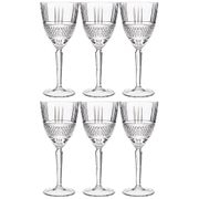 Набор бокалов brillante для белого вина/ воды из 6 шт 230мл высота=19 см.