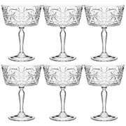 Набор бокалов tattoo для коктелей/ шампанского из 6 шт 360мл высота=14 см.