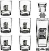 Набор 7 пр.: штоф + 6 стаканов 750/250 мл. высота=25/9 см.