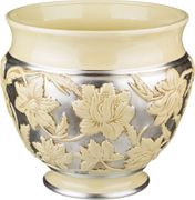 Кашпо для цветов серебро диаметр=33 см. высота=29 см. (кор=1шт.)