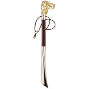 Ложка для обуви собака золотая 7*5 см. длина=50 см.