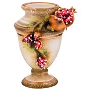 Декоративная ваза гранаты диаметр=15 см. высота=24 см.