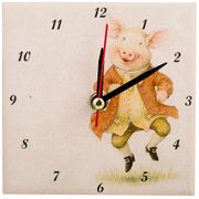 Часы свинки: радость высота=10 см