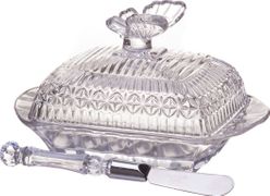 Масленка 11*17 см. + нож. коллекция muza (кор=18шт.)