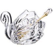 Икорница muza crystal с ложкой 11*7*8,5 см. (кор=48шт.)