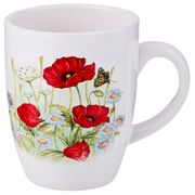 Кружка полевые маки 300 мл (кор=72шт.)
