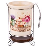 Подставка под кухонные приборы флоренция диаметр=10,5 см высота=16 см (кор=18шт.)