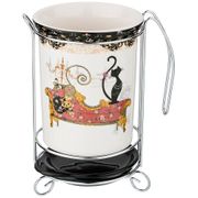 Подставка под кухонные приборы грация 10,5*10,5*16 см (кор=18шт.)