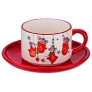 Чайный набор на 1 персону литл маус 2пр. 210мл (кор=36наб.)