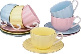 Кофейный набор на 6 персон бокка 12 пр. 135 мл. (кор=12набор.)