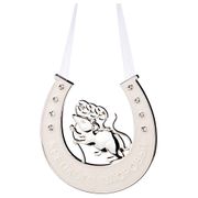 Подкова декоративная крепкого здоровья 10*0.6*10.5 см (мал-12/кор=48шт.)