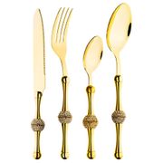 Набор столовых приборов 24пр. длина=21,5/19,5/14,5/19 см (кор=10наб.)