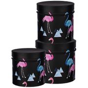 Набор подарочных коробок jungle из 3-х шт. диаметр=18/15,5/12 см (кор=24набор.)