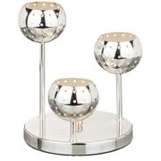 Подсвечник 3-х рожковый диаметр=18 см высота=22 см - 39-407