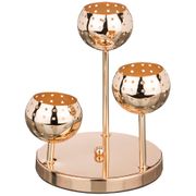 Подсвечник 3-х рожковый диаметр=18 см высота=22 см (кор=12шт.)