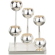 Подсвечник 6-ти рожковый 24*16 см высота=31 см (кор=8шт.)