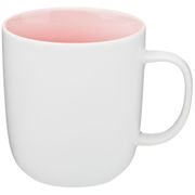 Кружка velour 400мл внутри розовая глазурь (мал=4шт/кор=24шт.)