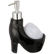 Дозатор для жидкого средства с губкой 13*8*19 см (кор=24шт.)