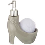 Дозатор для жидкого средства с губкой 13*8*19 см (кор=24шт.)