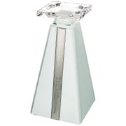 Подсвечник коллекция pyramid 12*12*24 см  цвет: white(кор=6шт.)