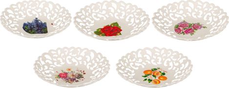 Фруктовница диаметр=25 см.высота=4 см.без упаковки (кор=300шт.)