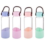 Бутылка для воды 350 мл высота=18 см 4 вида в ассортименте (кор=60шт.)