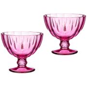 Набор креманок из 2 шт. diamond слива диаметр=11 см (кор=6набор.)