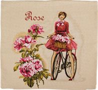 Наволочка леди роза 45*45 см.