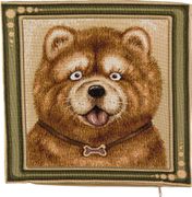 Декоративная наволочка портрет чау 35*35 см.