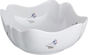 Салатник гуси 18,5*18,5 см. высота=8 см. 