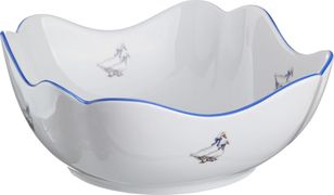 Салатник гуси 21*21 см. высота=9 см. 