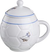 Банка для меда гуси 500 мл. 13*10 см. высота=13 см. 