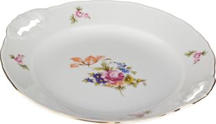 Блюдо мейсенский букет диаметр=28 см. высота=4 см. 