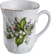Кружка ландыш 300 мл. высота=10 см. 