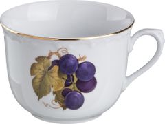 Кружка виноград 350 мл. высота=8 см. 