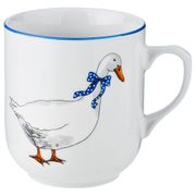 Кружка гуси 350 мл. высота=9 см.