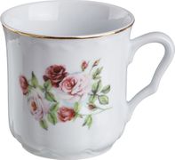 Кружка розы 300 мл. высота=9 см.