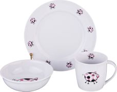 Набор посуды на 1 персону 3 пр.: кружка +блюдце+тарелка 300 мл - 606-840