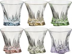 Набор стаканов для виски из 6 шт. cooper mix 320 мл. диаметр=10 см. высота=9 см.