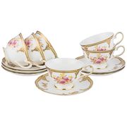 Чайный набор nostalgia rose на 6 персон 12 пр. 250мл.